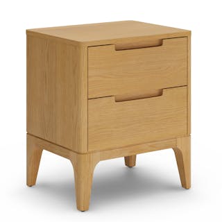 Rosin 2-Drawer Nightstand - Natural Oak