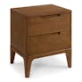 Rosin 2-Drawer Nightstand - Smoked Oak