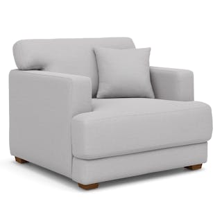 Dawn 40" Lounge Chair - Silver Ivory