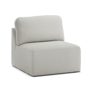 Juni 34" Armless Chair Module - Clover Ivory
