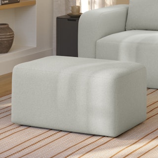 Juni 34" Ottoman - Clover Ivory