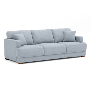 Dawn 93" Sofa - Silver Light Blue