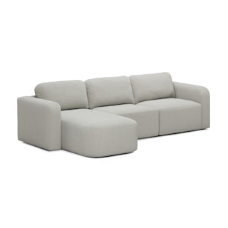 Juni 120.5" Left Sectional - Clover Ivory