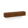 Liv 32" Shelf and Coat Rack - Brass and Walnut