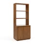 Leif 32" Modular Bookcase - Smoked Oak