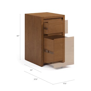The Leif Modular Desk x File Cabinet Bundle - Primary View 1 of 6 (Click To Zoom).
