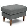 Hanson 24.5" Ottoman - Harbor Dark Gray