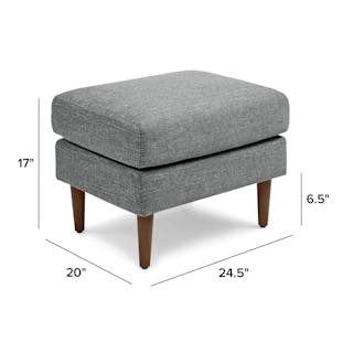 The Hanson Sofa Bed x Ottoman Bundle  - Primary View 1 of 6 (Click To Zoom).