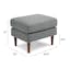 The Hanson Sofa Bed x Ottoman Bundle - Gallery View 1 of 6.
