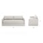 The Hanson Sofa Bed x Ottoman Bundle  - Gallery View 1 of 6.
