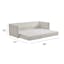The Hanson Sofa Bed x Ottoman Bundle  - Gallery View 1 of 6.