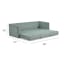 The Hanson Sofa Bed x Ottoman Bundle - Gallery View 1 of 6.