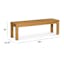 The Ashford Dining Table x Dining Bench x Morton Dining Chair Bundle - Gallery View 1 of 8.