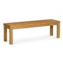 Ashford 58" Solid Wood Bench - Brushed Natural Oak