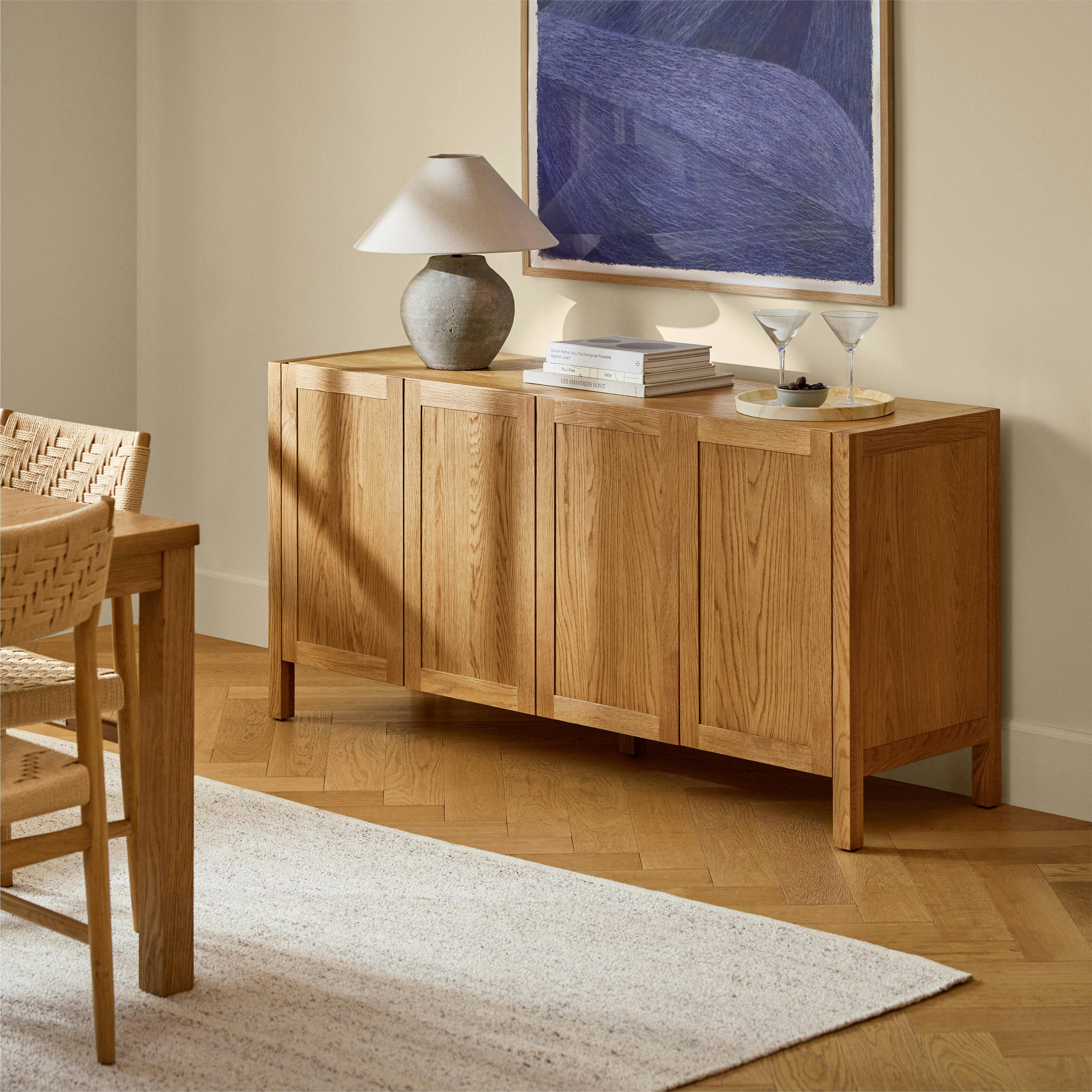 Ashford Brushed Natural Oak Sideboard | Article