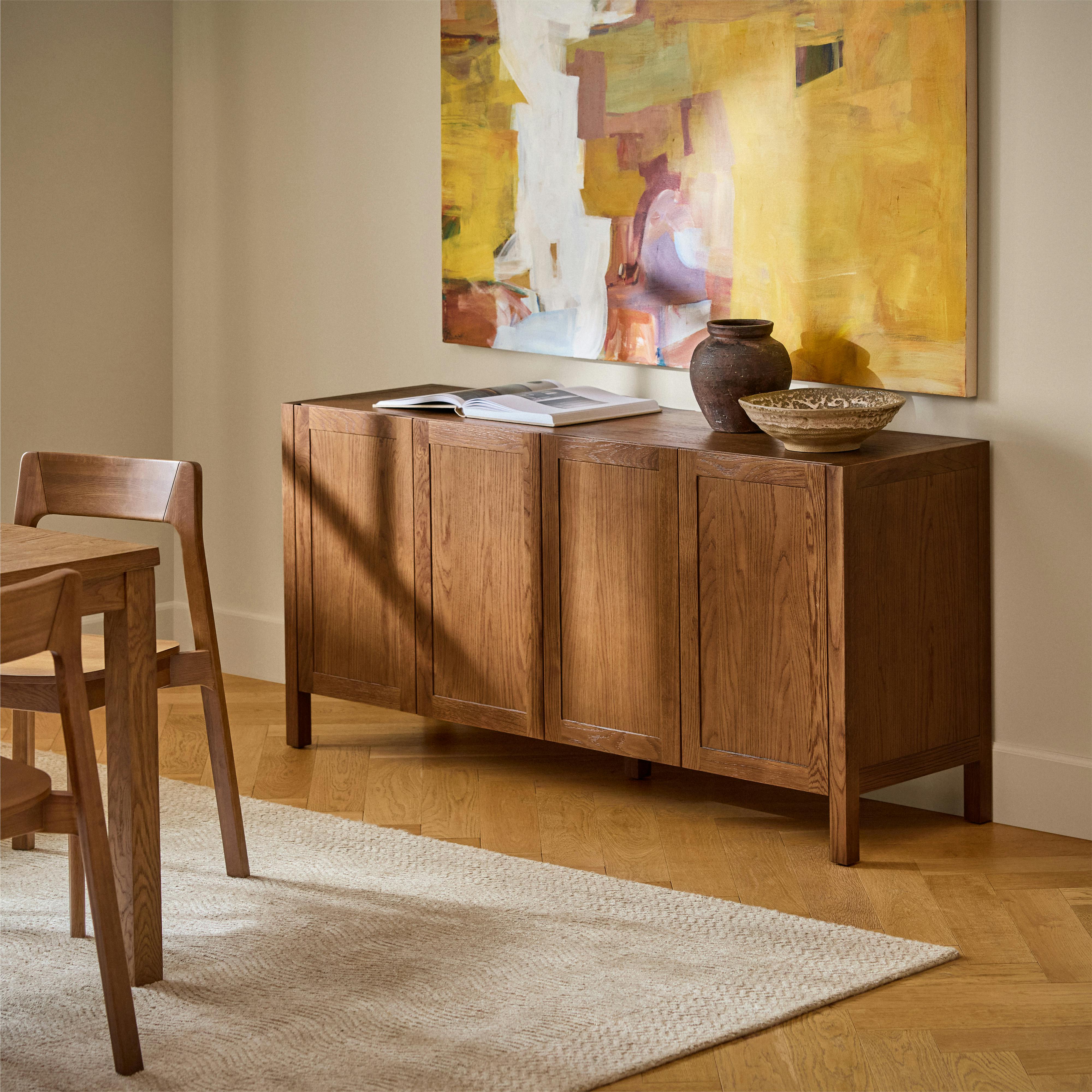 Ashford Brushed Smoked Oak Sideboard | Article
