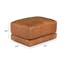 The Whitmore Leather Corner Sectional x Ottoman Bundle - Gallery View 1 of 6.