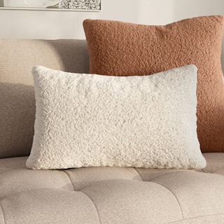 Ella Small Pillow - Short Shearling White