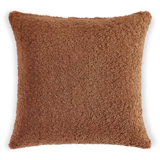 Ella Large Pillow - Short Shearling Rust