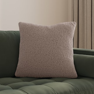 Ella Large Pillow - Short Shearling Taupe