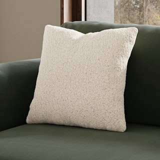 Ella Large Pillow - Short Shearling White