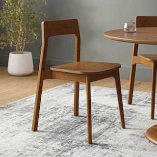 Gusfa Stackable Dining Chair - Smoked Oak