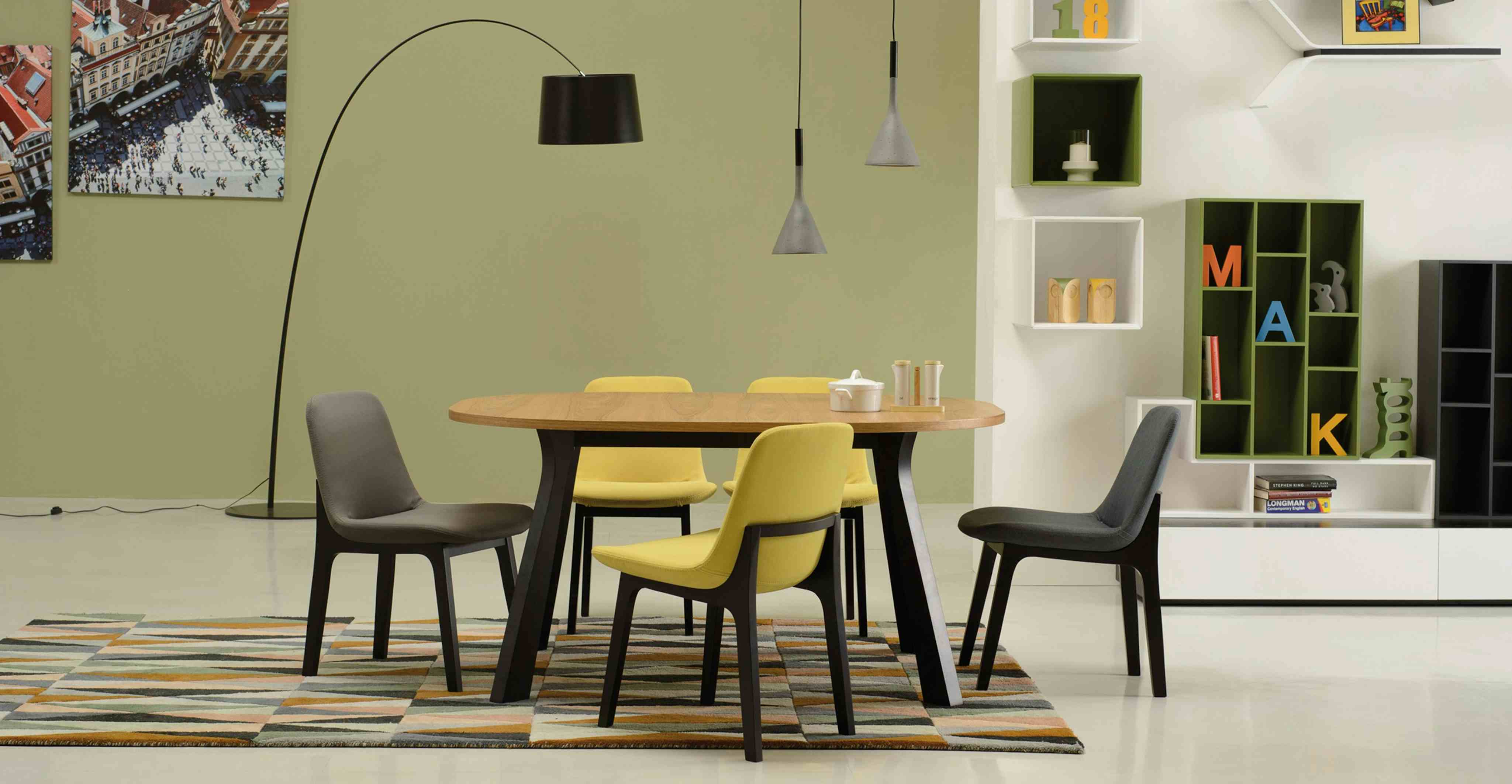 Aurora Pistachio Dining Chair Chairs & Stools Article Modern, Mid