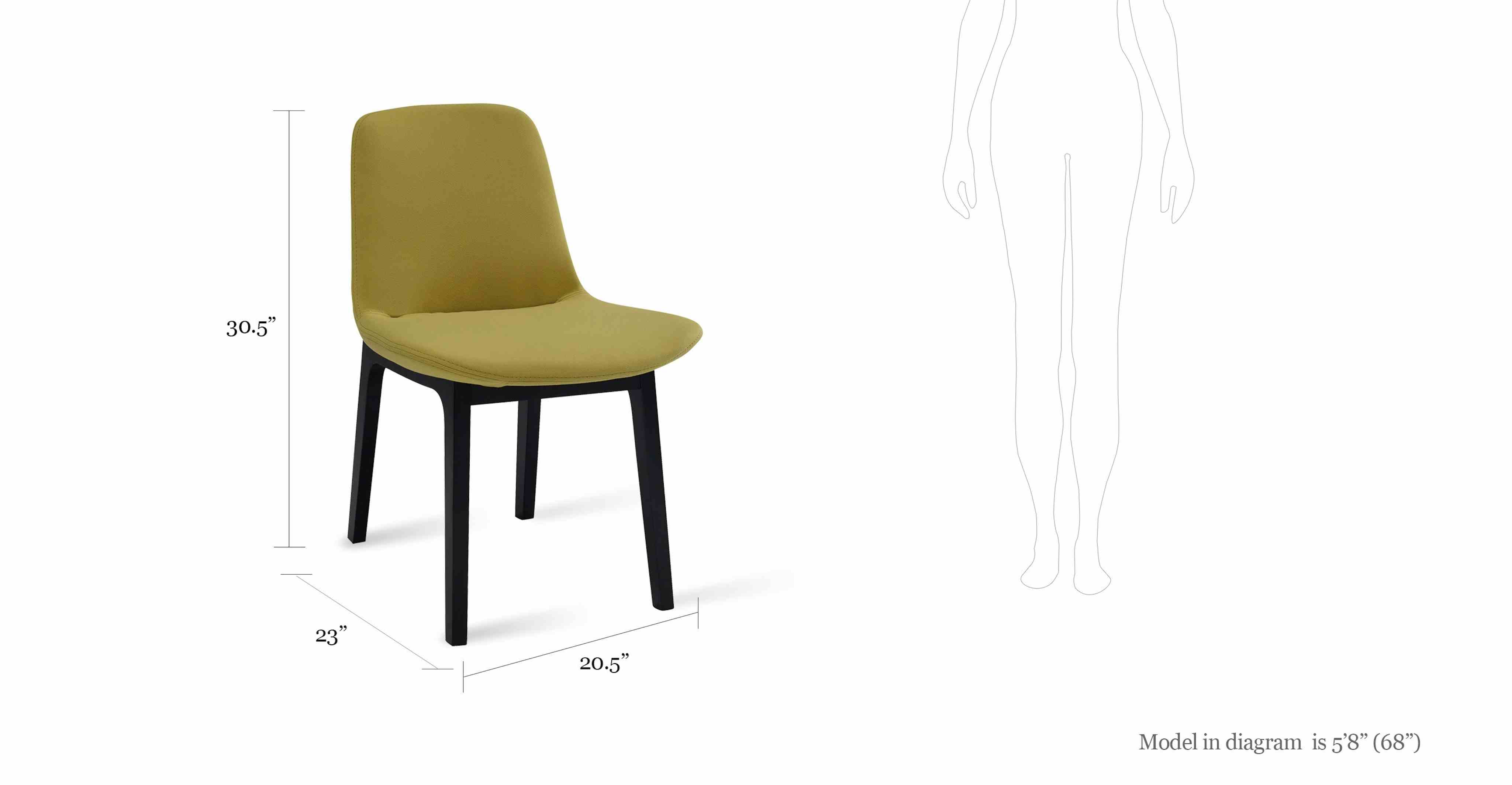 Aurora Pistachio Dining Chair Chairs & Stools Article Modern, Mid