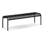 Sarek 59" Outdoor Bench - Black