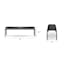 The Sarek Outdoor Bar Cart x Bench x Dining Table Bundle - Gallery View 1 of 8.