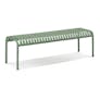 Sarek 59" Outdoor Bench - Khaki Green