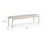 The Sarek Outdoor Bar Cart x Bench x Dining Table Bundle - Gallery View 1 of 8.