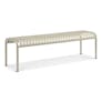 Sarek 59" Outdoor Bench - Taupe