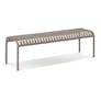Sarek 59" Outdoor Bench - Warm Stone