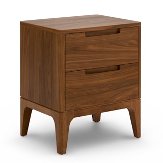 Rosin 2-Drawer Nightstand - Walnut