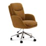 Bea Velvet Executive Office Chair - Hale Camel