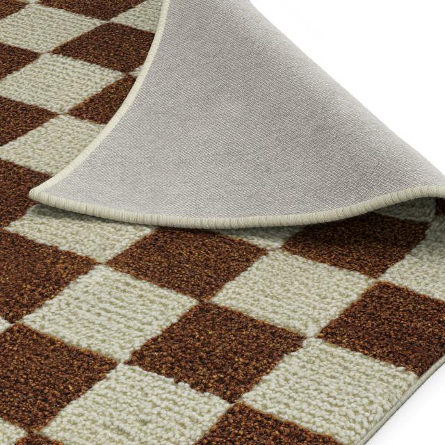Murray Checkered Rust Rug 8 x 10 | Article