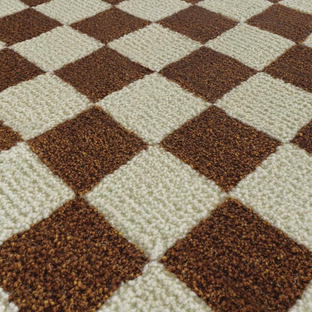Murray Checkered Rust Rug 8 x 10 | Article