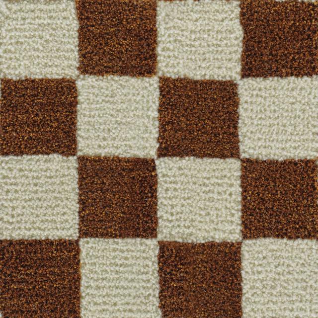 Murray Checkered Rust Rug 9 x 12 | Article