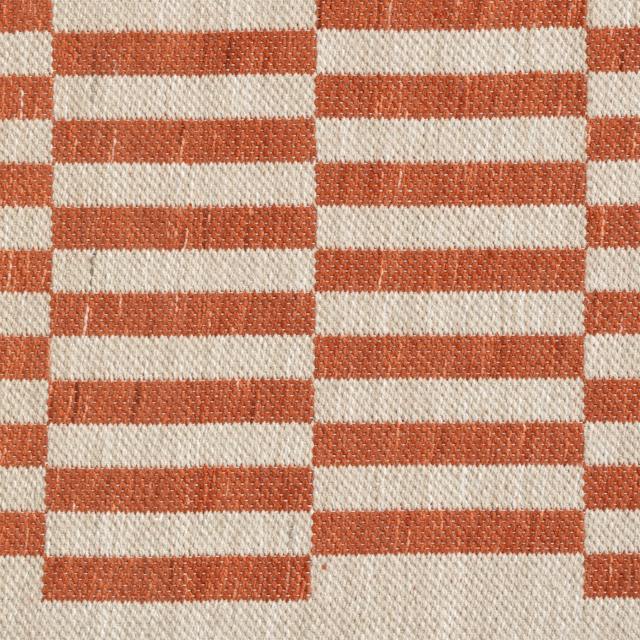Lecano 8x10 Checkered Rust Indoor/Outdoor Rug | Article