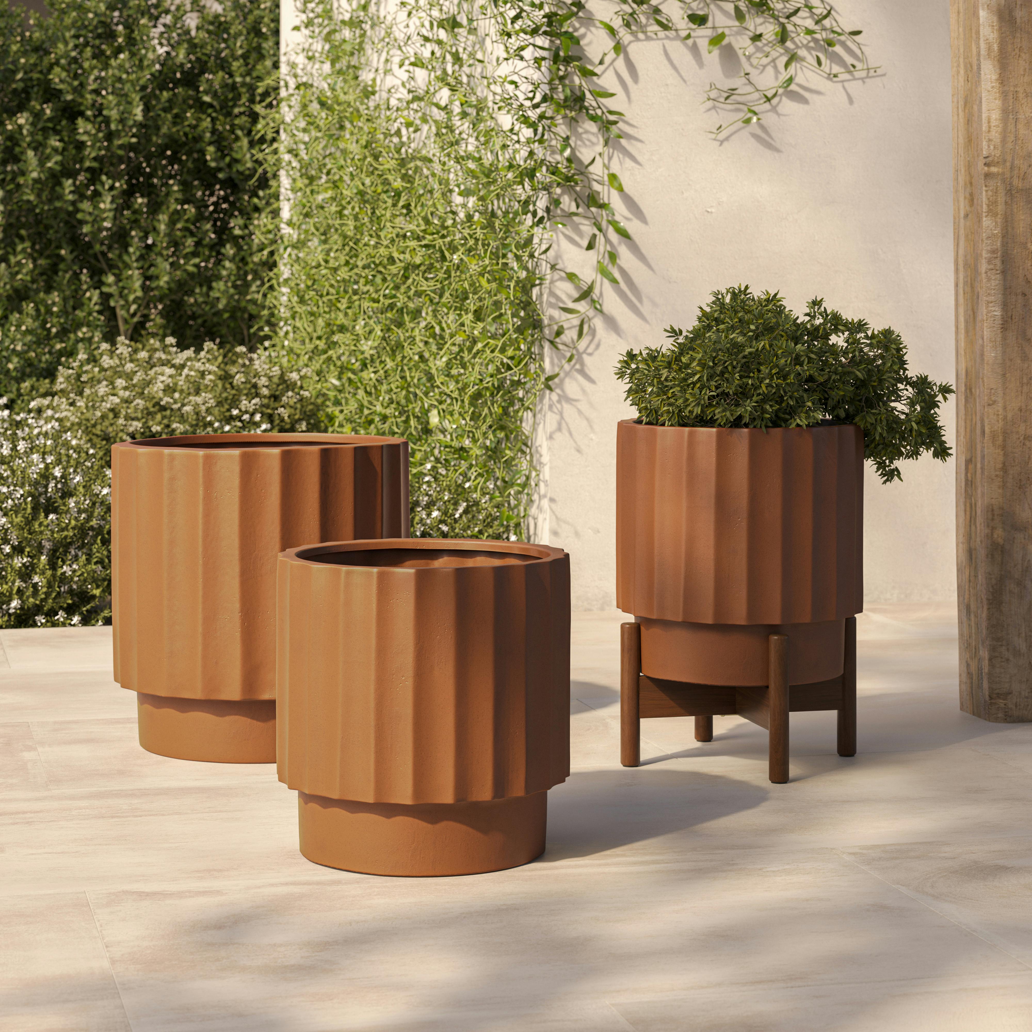 Tera Terracotta Tall Indoor/Outdoor Planter | Article