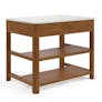 Holme 44" Kitchen Island - Smoked Oak