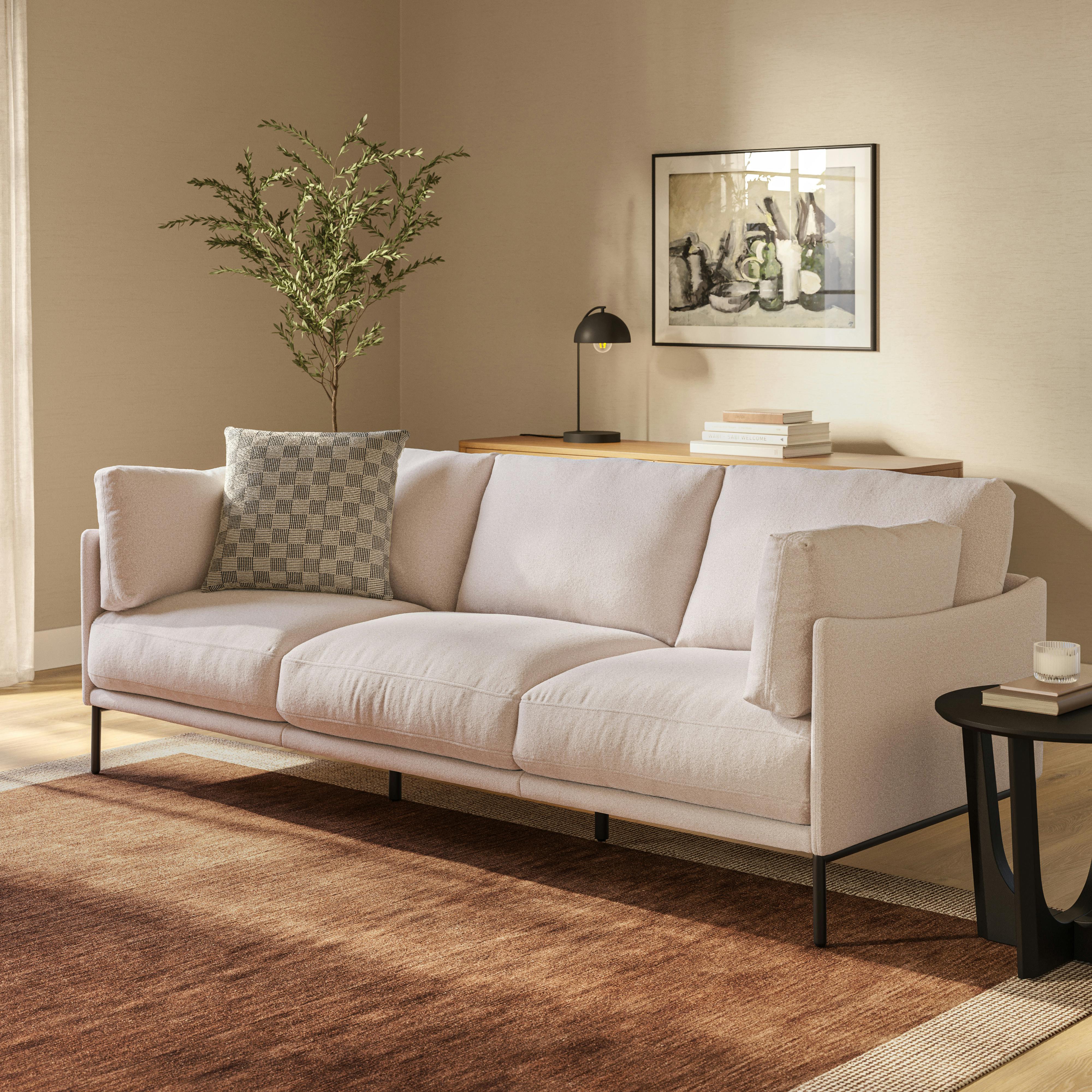 Sven Sandstone Wool Bouclé Tufted Sofa | Article