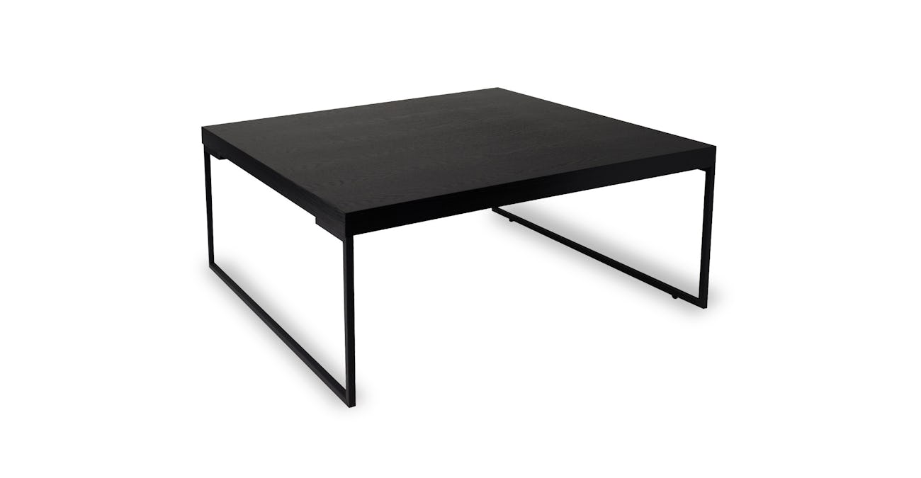 Myron Black Square Coffee Table Myron Black Square Coffee Table