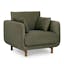 The Nora Lounge Chair x Ottoman x Portima Side Table Bundle - Gallery View 1 of 8.