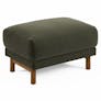 Nora 32" Ottoman - Felted Green