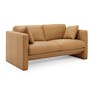 Roxwell 71.5" Leather Loveseat - Charme Tan