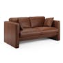 Roxwell 71.5" Leather Loveseat - Taos Brown