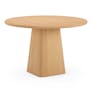 Torme 48" Round Dining Table - White Oak