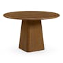 Torme 48" Round Dining Table - Smoked Oak